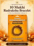 10 Mukhi Rudraksha Bracelet