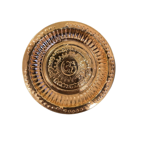 Copper Puja Thali