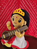 Saraswati Devi (Medium 11") Mantra Singing Plush Toy