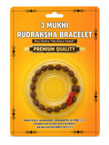 3 Mukhi Rudraksha Bracelet