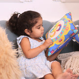 Universal Mantra Chanting Plush Pillow – Soft, Musical & Kid-Friendly