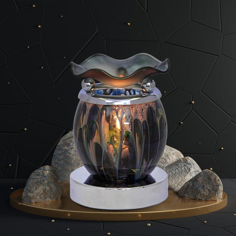 Black Melted Touch Oil Warmer