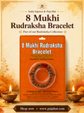 8 Mukhi Rudraksha Bracelet