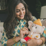 Baby Ganesh (Medium 11") Mantra Singing Plush Toy