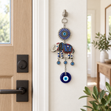 Elephant Evil Eye Wall Hanging Ornament