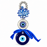 Blue Ganesha Evil Eye Wall Hanging Ornament