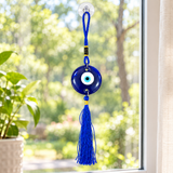 BLUE EVIL EYE WINDOW HANGING ORNAMENT