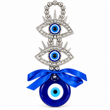Silver Evil Eye Wall Hanging Ornament
