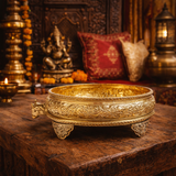 Shringar Bowl - Pure Brass (12" Diametre)