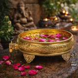 Shringar Bowl - Pure Brass (12" Diametre)