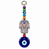 HAMSA EVIL EYE WALL HANGING ORNAMENT