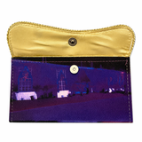 Velvet Money Envelope with Button Closure
