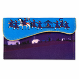 Velvet Money Envelope with Button Closure
