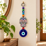 HAMSA EVIL EYE WALL HANGING ORNAMENT