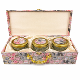 Dry Fruit Gift Box with Clasp & Handle (3 Glass Jars)