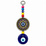 MULTICOLOUR EVIL EYE WALL HANGING ORNAMENT