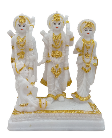 Ram Pariwar Marble Powder Statue