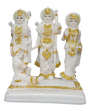 Ram Pariwar Marble Powder Statue