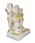 Ram Pariwar Marble Powder Statue