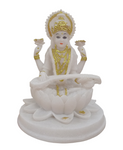 Saraswati Ma Marble Powder Statue