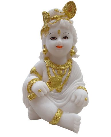 Laddu Gopal Marble Powder Statue