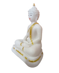 Meditating Buddha Marble Powder Statue