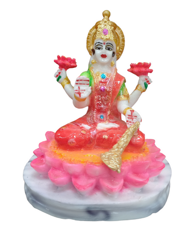 Lakshmi Ma Marble Statue