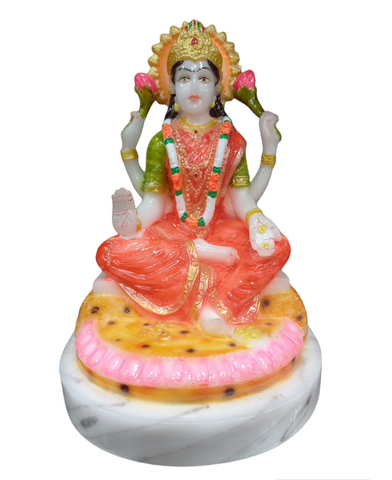 Lakshmi Ma Marble Statue