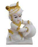 Makhan Chor Krishna Statue with Matki