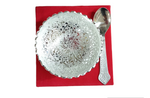 German Silver - Silver Plated Bowl & Spoon Set