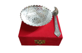 German Silver - Silver Plated Bowl & Spoon Set