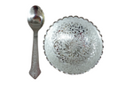 German Silver - Silver Plated Bowl & Spoon Set