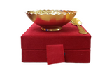 German Silver - Gold Plated Bowl & Spoon Set