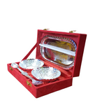 German Silver - Silver Plated Bowl & Spoon Set