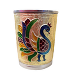 Stainless Steele Meenakari Glass