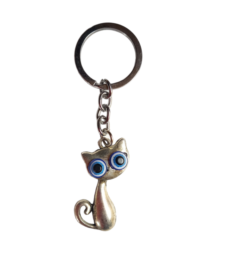 Cat 2025 eye keychain