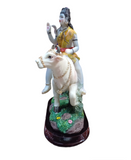 Lord Shivji on Nandi Resin Statue
