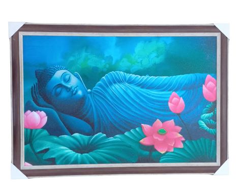 Buddha Sleeping Painting