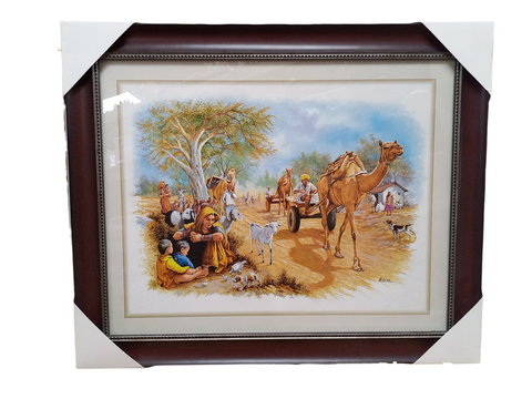 Rajasthan Village Painting