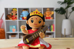 Saraswati Devi (Medium 11") Mantra Singing Plush Toy