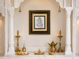 Shri Ganesh Pure Silver Photo Frame