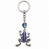 FROG EVIL EYE KEYCHAIN
