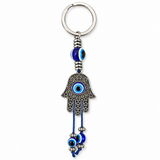 HAMSA EVIL EYE KEYCHAIN