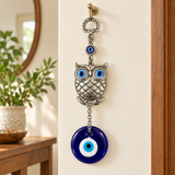 OWL EVIL EYE WALL HANGING ORNAMENT