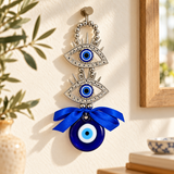 Silver Evil Eye Wall Hanging Ornament
