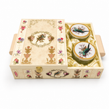 Dry Fruit Gift Tray with 2 Glass Jars