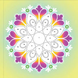 Rangoli With Stickers: Holi Activity Book