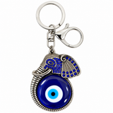 Evil Eye Keychain with Elephant