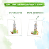 Mamaearth Curd Smoothening Shampoo with Curd & Keratin for Smooth & Shiny Hair