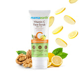 Mamaearth Vitamin C Face Scrub for Glowing Skin, With Vitamin C and Walnut For Skin Illumination